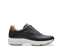 Clarks Femme Tivoli Grace Basket, Black Leather, 56 EU