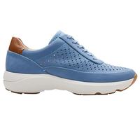 Clarks Femme Tivoli Grace Basket, Blue Nubuck, 37 EU