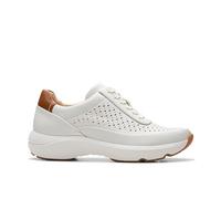 Clarks Femme Tivoli Grace Basket, Off White Lea, 42 EU