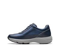 Clarks Femme Tivoli Zip Basket, Navy Combi, 40.5 EU