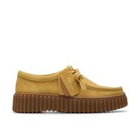 Clarks Femme Torhill Bee Zapatillas, Golden Tan Suede, 36 EU