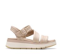 Clarks Femme Tuscan Strap Sandale, Sand Leather, 36 EU