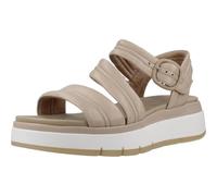 Clarks Femme Tuscan Strap Sandale, Sand Leather, 41.5 EU