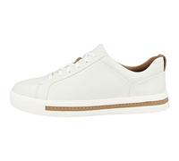 Clarks Femme Un Maui Lace Derbys, Cuir Blanc, 41 EU
