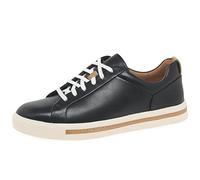 Clarks Femme Un Maui Lace Tennis-basket-basses, Cuir Noir, 38 EU