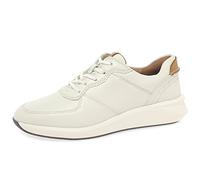 Clarks Femme Un Rio Sprint Basket, White Combi Lea, 38 EU