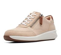 Clarks Femme Un Rio Zip Basket, Nub Sable Clair, 39 EU