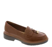 Clarks Femme Westlynn Bella Mocassin, Cuir Marron Clair, 41.5 EU Large