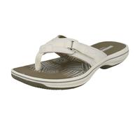 Clarks Femme Brinkley Sea Tongs, Synthétique Blanc, 38 EU