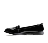 Clarks Fille Scala Bright Y, Black Pat, 39 EU