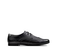 Clarks Fille Scala Lace Y, Black Leather, 37.5 EU