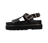 Clarks - Flat Sandales - Femme - Chaussures - Noir - Taille: 38 EU