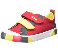 Clarks Foxing Lo K Basket, Combi Rouge, 27.5 EU Large