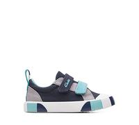 Clarks Foxing Lo K Navy Combi - Navy Combi - 8.5 UK / 26 EU - F (Standard)