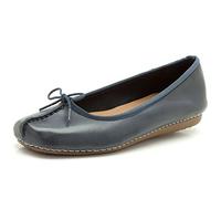 Clarks Freckle Ice, Mocassins Femme, Bleu (Navy Leather), 38 EU