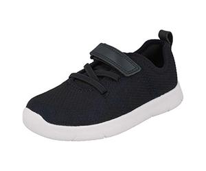 Clarks Garçon Ath Flux Basket, Bleu Navy Navy, 18.5 EU Large