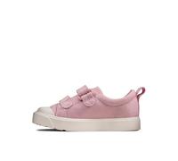 Clarks Garçon City Bright T, Pink Canvas, 27.5 EU