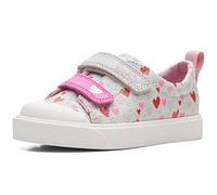 Clarks Garçon Fille City Bright T. Basket, Beige Beige, 20 EU Large