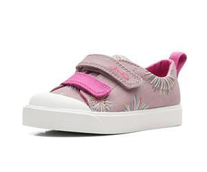 Clarks Garçon Fille City Bright T. Basket, Pink, 20.5 EU Large
