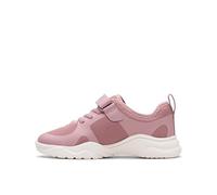 Clarks Garçon Fille Feather ATH K. Basket, Rose, 28 EU