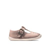 CLARKS Garçon Fille Roamer Star T Chaussons Bas, Pink Pat, 20 EU Large