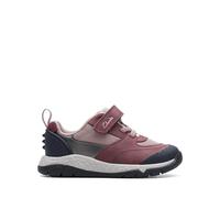 CLARKS Garçon Fille SteggyStrideT. Ballerines, Berry Leather, 20 EU