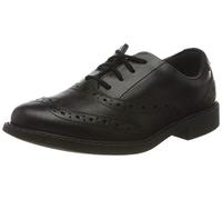 Clarks Garçon Scala Brogue K Chaussure de robe d uniforme, Cuir Noir, 34 EU