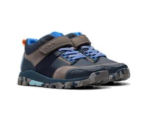 Clarks Garçon Steggy2 Glow K, Navy Combi, 43 EU
