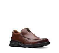 Clarks Gessler Step loafer pour hommes en cuir brown 39.5