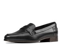 Clarks Hamble Loafer, Mocassins Femme, Noir (Black Leather Black Leather), 36 EU