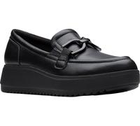 Clarks Haut Zylah pour Femme, Cuir Noir, 5