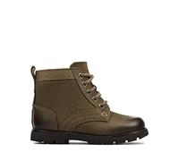 Clarks Heath Chard T Botte mi-Mollet, Khaki Leather, 27.5 EU