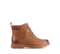 Clarks Heath Go GTX K Chukka Bottes pour garçon, Marron clair/cuir, 29.5 EU