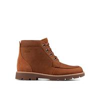 Clarks Heath Lace K, Bottine Chukka Garçon, Cuir beige, 32