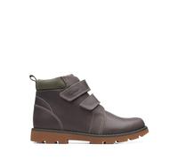 Clarks Heath Strap K Bottes de combat pour garçon, gris, 28 EU