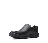 Clarks Herren Bradley Free Slipper, Black Tumbled Leather,42 EU