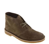 Clarks Herren Desert Boot Bushacre 3 Chukka-Stiefel, Sand Suede,45 EU