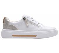 Baskets basses femmes Clarks Hollyhock Zip Blanc 37