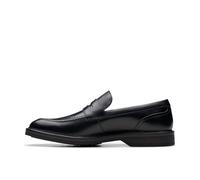 Clarks Homme Aldwin Step, Cuir Noir, 46.5 EU