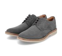 CLARKS Chaussure à lacets 'Atticus' gris, Taille 42,5