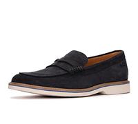 Clarks Homme Atticus LT Slip Mocassin, Bleu Marine, 42 EU