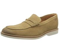 Clarks Homme Atticus LT Slip Mocassin, Daim Sable foncé, 46 EU