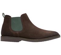 Clarks Homme Atticus LT Top Bottine, Dark Brown Suede, 42.5 EU
