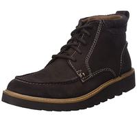 Clarks Homme Barnes Mid Bottes Tendance, Suede Marron foncé, 43 EU