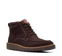 Clarks Homme Barnes Mid Bottes Tendance, Daim Marron foncé, 46 EU