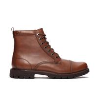 Clarks Homme Batcombe Cap Bottine, Dark Tan Lea, 42.5 EU