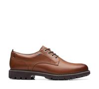 Clarks Homme Batcombetiegtx Tissu Oxford, Cuir Noir Noir, 41 EU