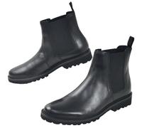 Clarks Homme Berwick Easy Bottine Chelsea, Noir, 44 EU