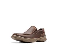 Clarks Homme Bradley Step Mocassin, Cuir ciré d'abeille, 43 EU