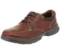 Clarks Men's Bradley Vibe Sneaker, Tan Tumbled Leather, 6 UK